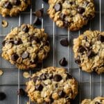 Vegan Oatmeal Chocolate Chip Cookies
