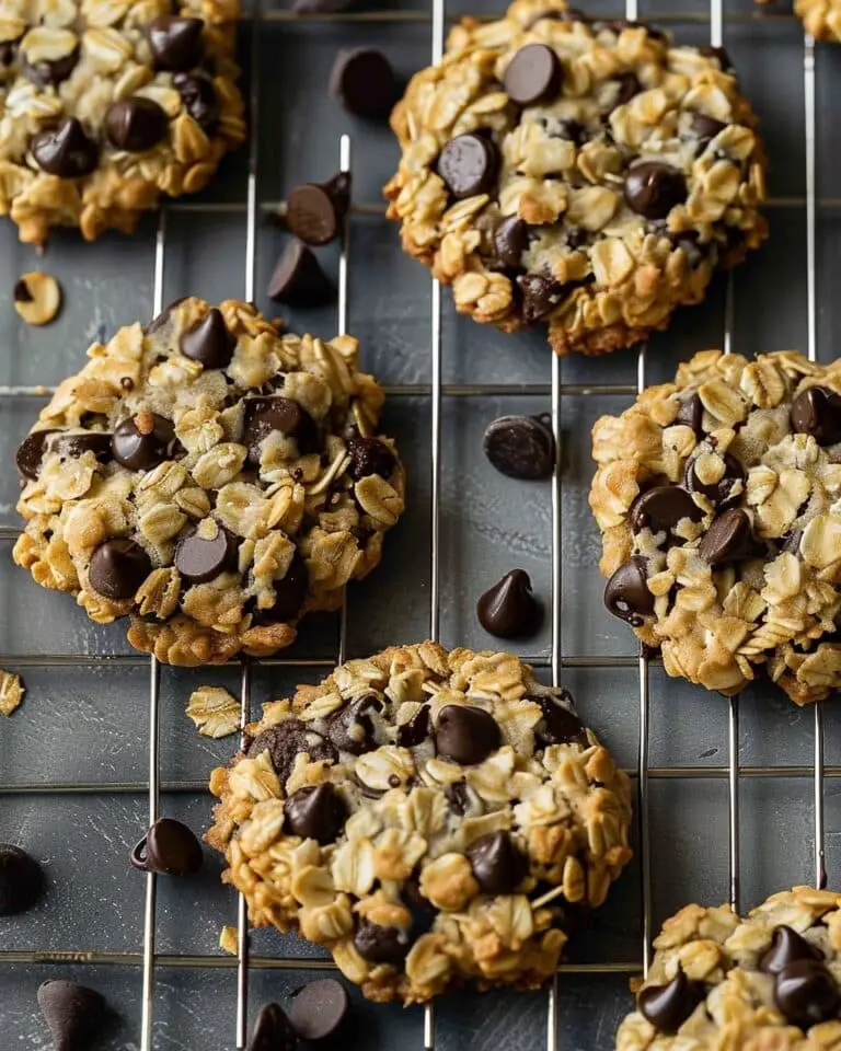 Vegan Oatmeal Chocolate Chip Cookies