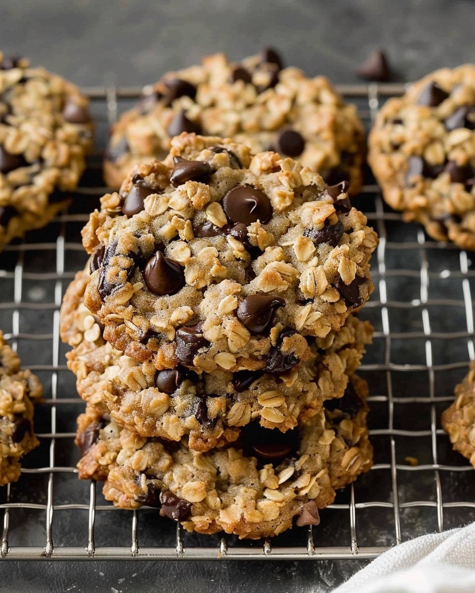 Vegan Oatmeal Chocolate Chip Cookies