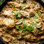Weeknight Cream of Mushroom Chicken Skillet