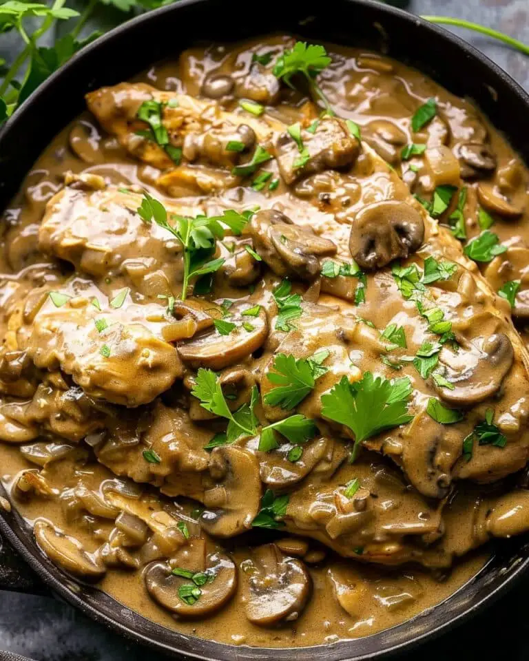 Weeknight Cream of Mushroom Chicken Skillet