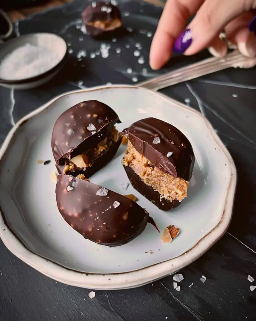 Stuffed Dates with Chocolate Almond Butter