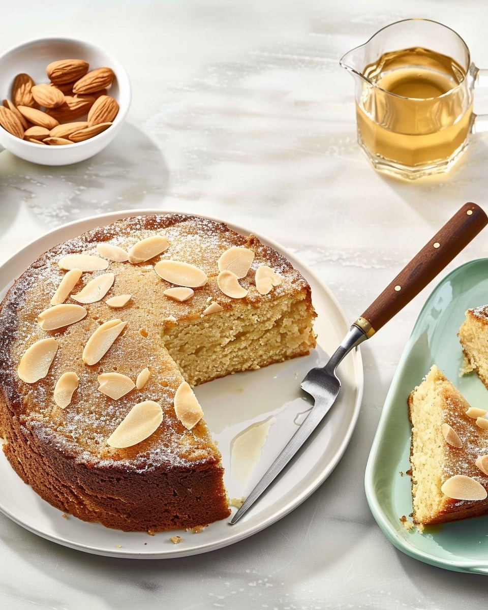 Almond Honey Semolina Cake