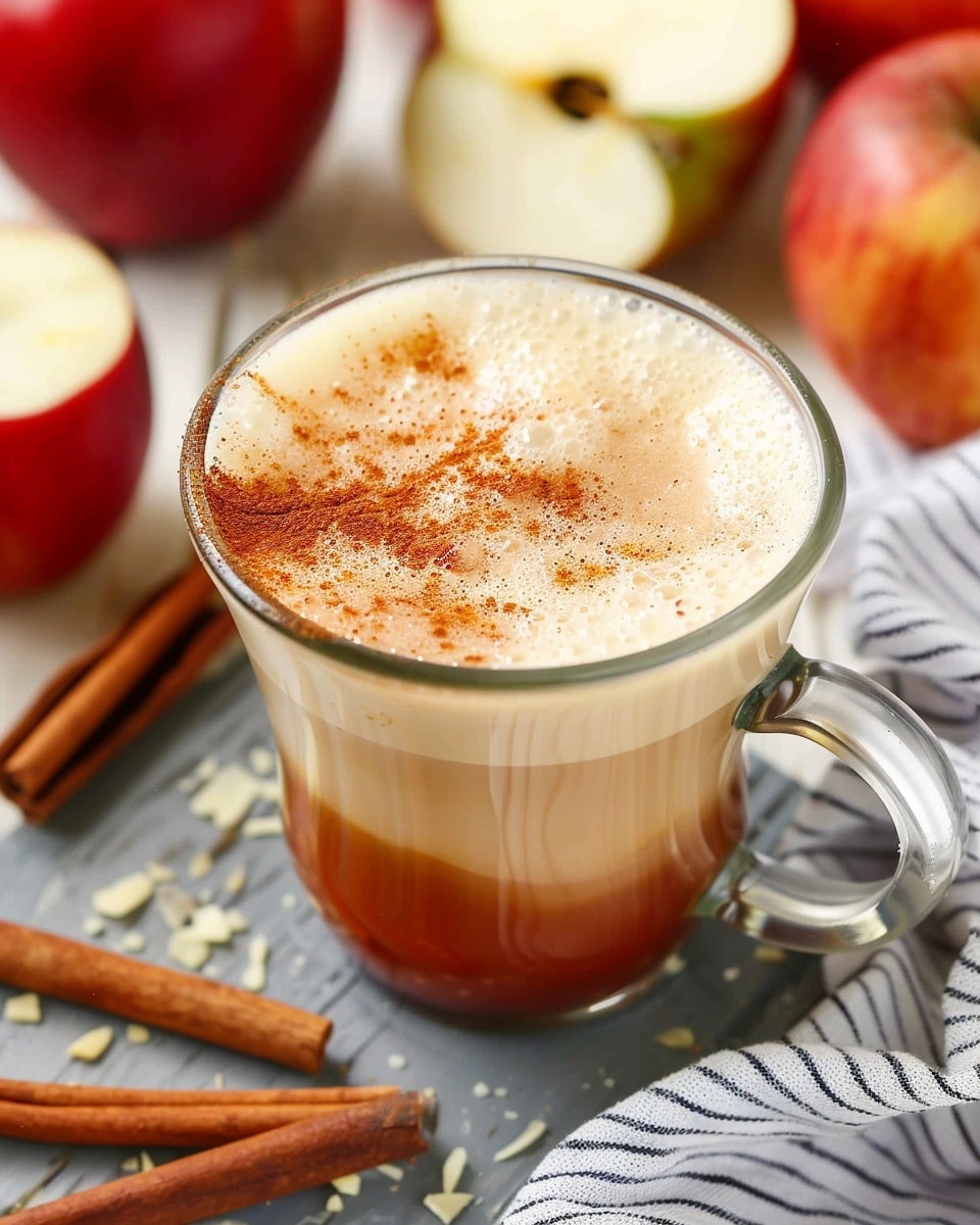 Apple Cinnamon Tea Latte