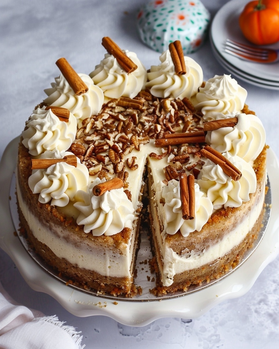 Baked Carrot Cake Cheesecake