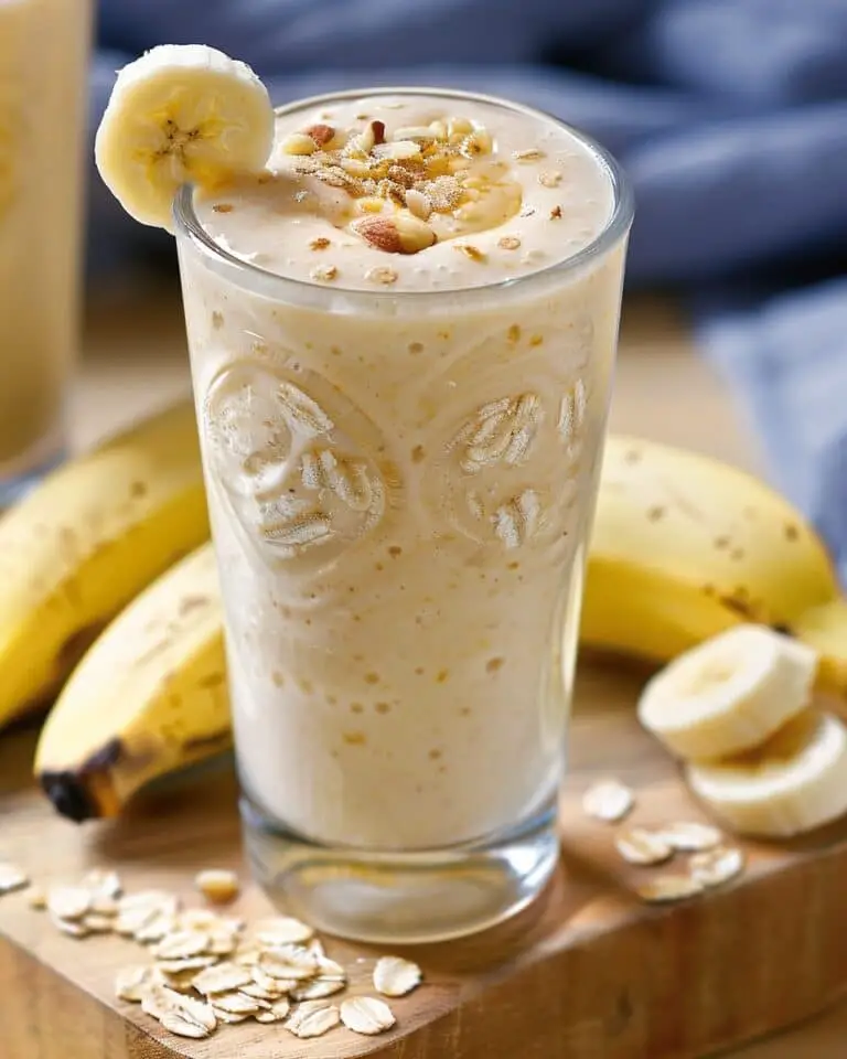 Banana, Honey and Oat Smoothie