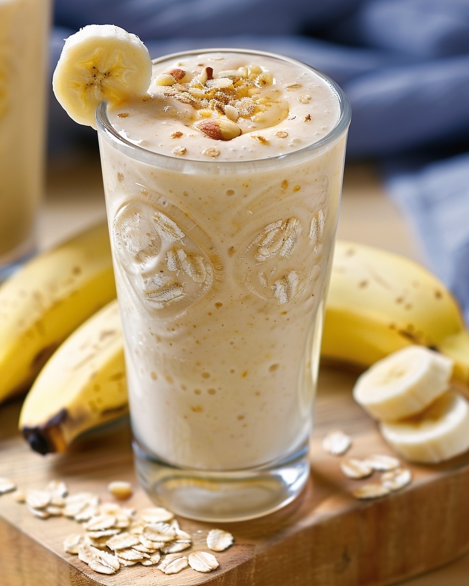 Banana, Honey and Oat Smoothie