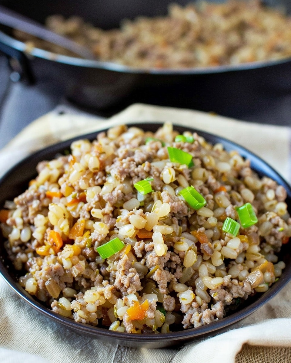 Barley Beef Skillet