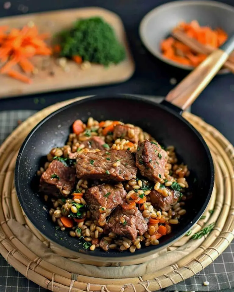Barley Beef Skillet