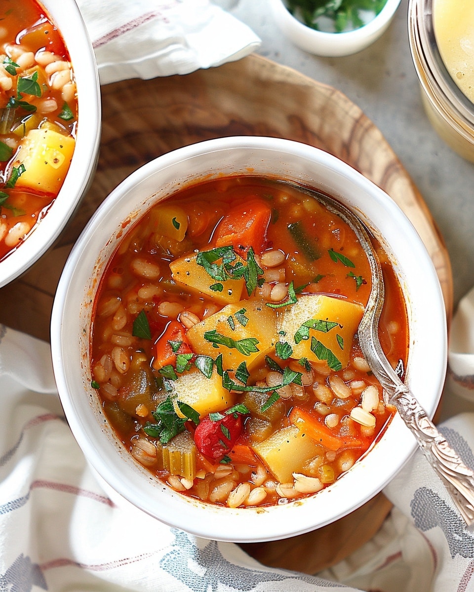 Barley & Root Vegetable Rainbow Stew