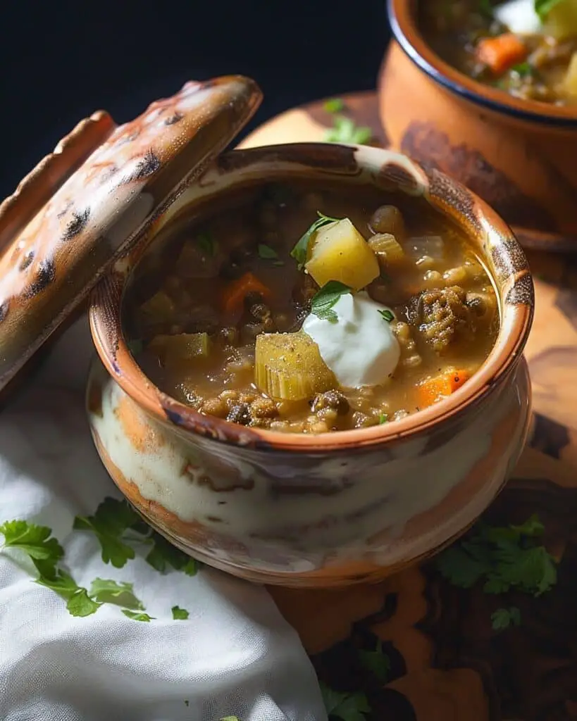 Barley & Root Vegetable Rainbow Stew