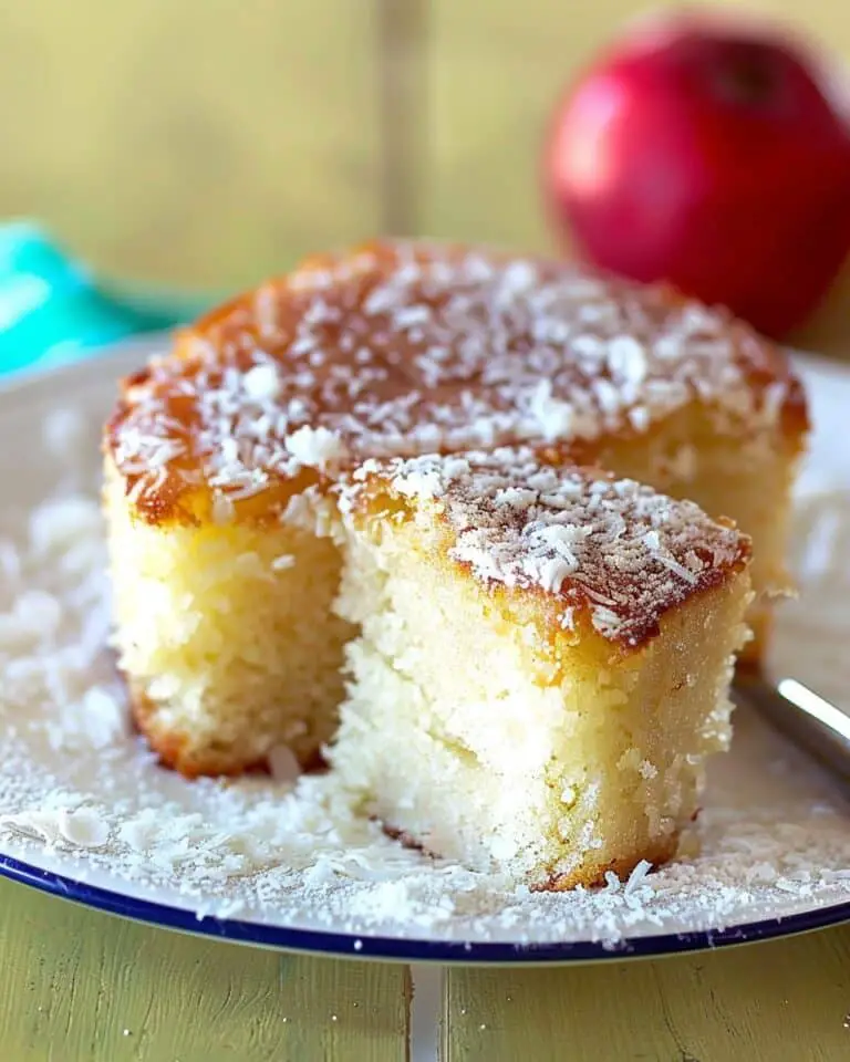 Basbousa (Coconut Yogurt Semolina Cake)