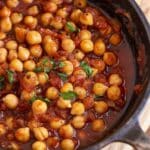 Smoky Spiced Chickpeas in Tomato Sauce