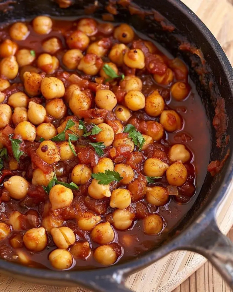 Smoky Spiced Chickpeas in Tomato Sauce