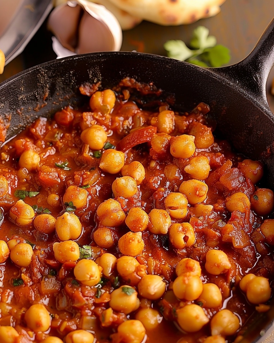 Smoky Spiced Chickpeas in Tomato Sauce