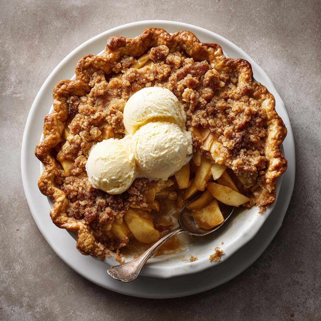 Brown Butter Oatmeal Crumb Apple Pie