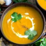 Creamy Carrot Turmeric Soup