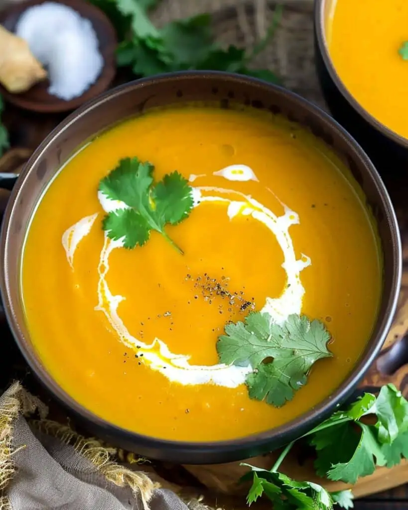 Creamy Carrot Turmeric Soup