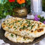 Cheese and Herb Stuffed Flatbread