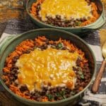 Cheesy Beef and Potato Bake