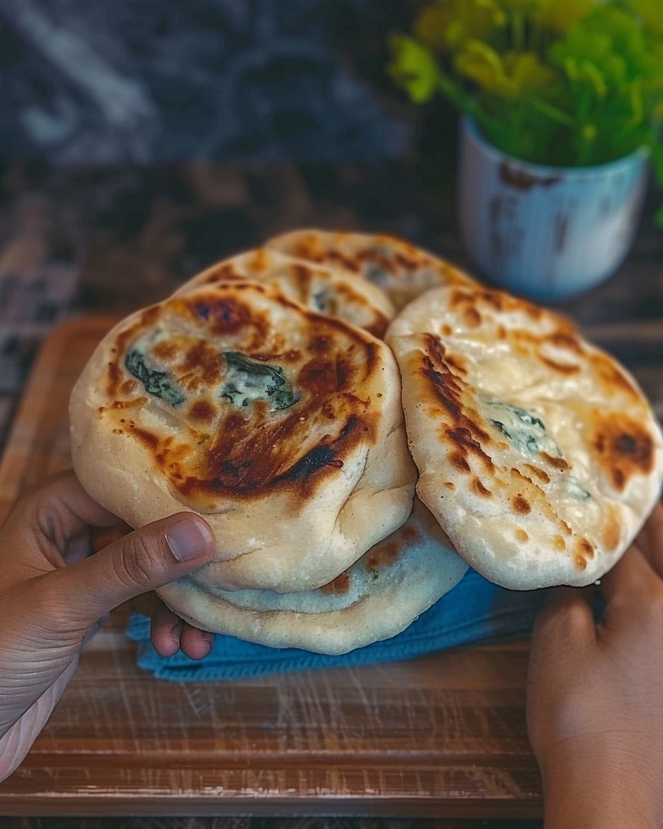 Cheesy Flatbread Recipe