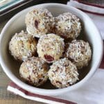 Chewy No-Bake Coconut Date Energy Balls