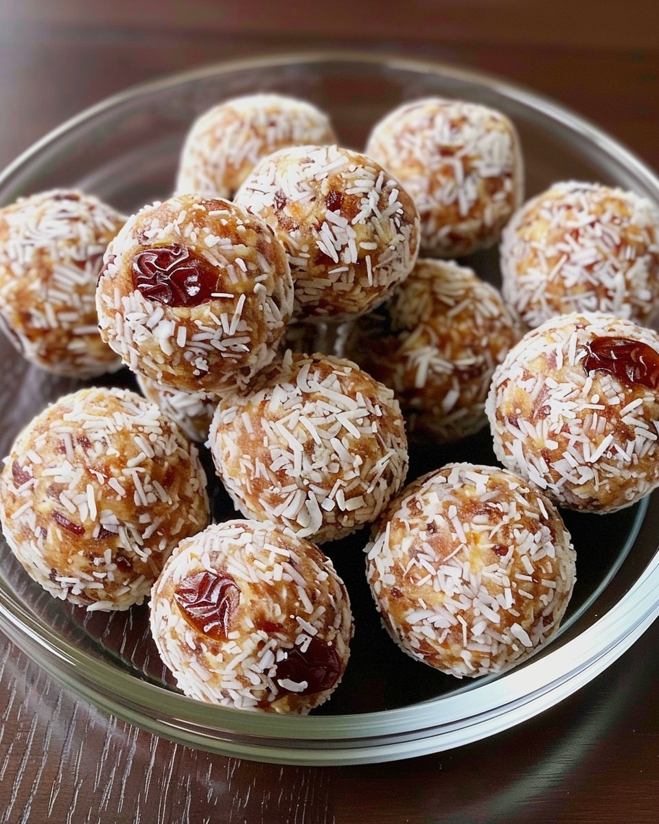 Chewy No-Bake Coconut Date Energy Balls