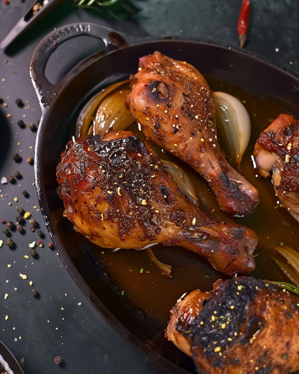 Chicken Legs with Juniper