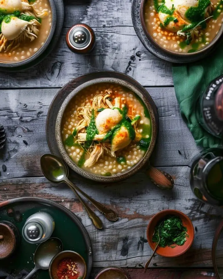 Chicken and Pearl Barley Soup