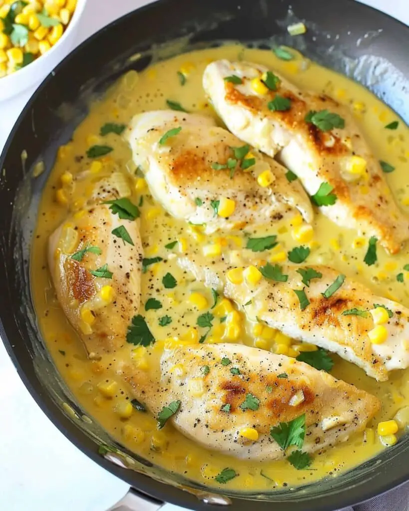 Chicken with Creamed Corn