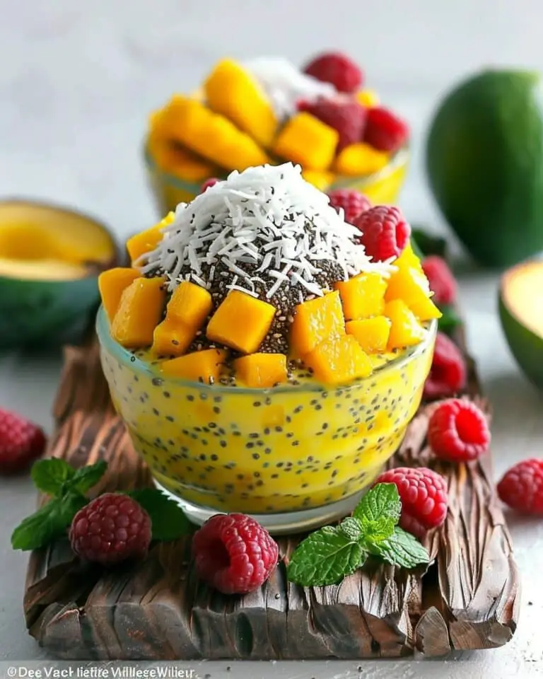 Coconut Mango Chia Pudding
