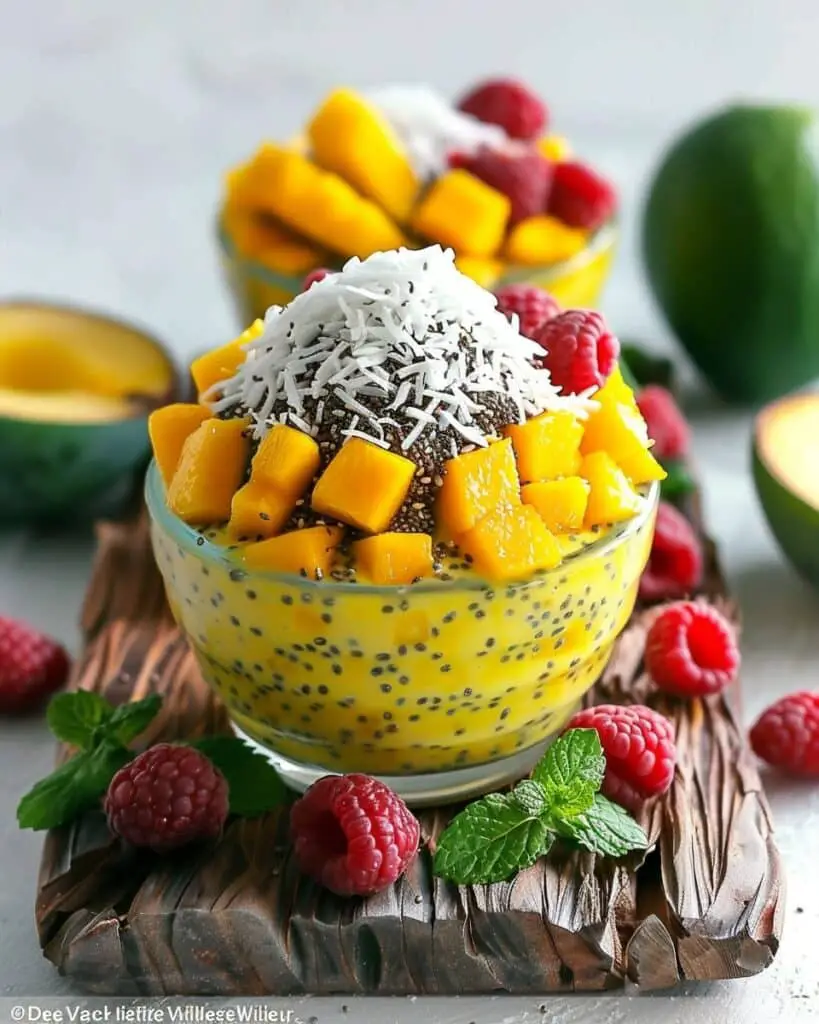 Coconut Mango Chia Pudding