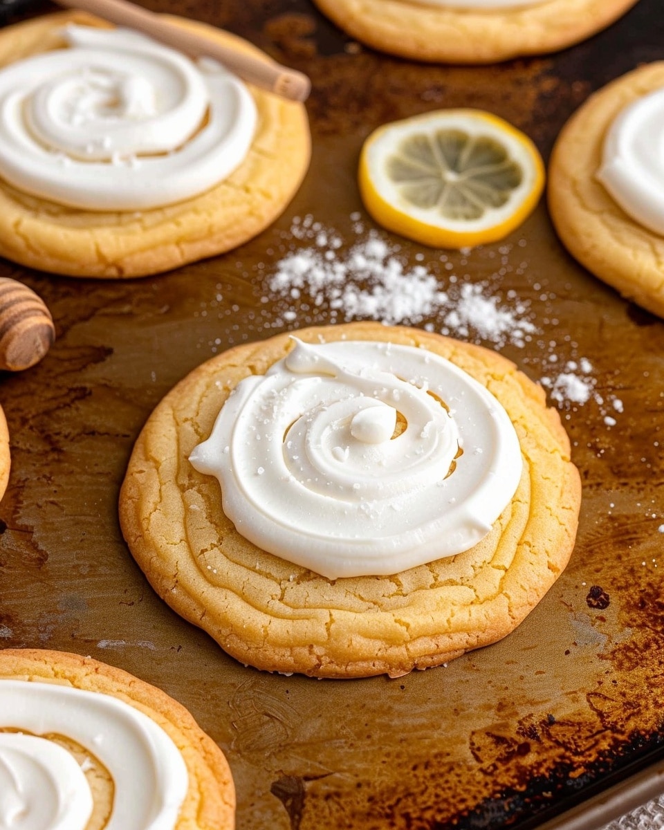 Cornbread Cookies with Honey Butter Frosting
