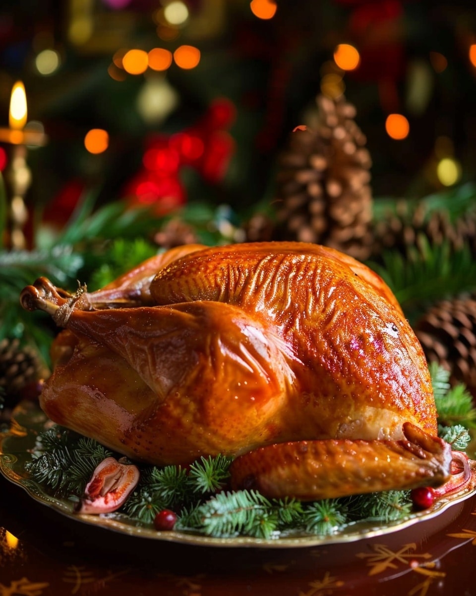 Cranberry-Molasses Glazed Turkey