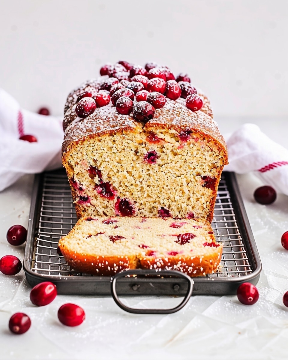 Cranberry Orange Cornmeal Bread