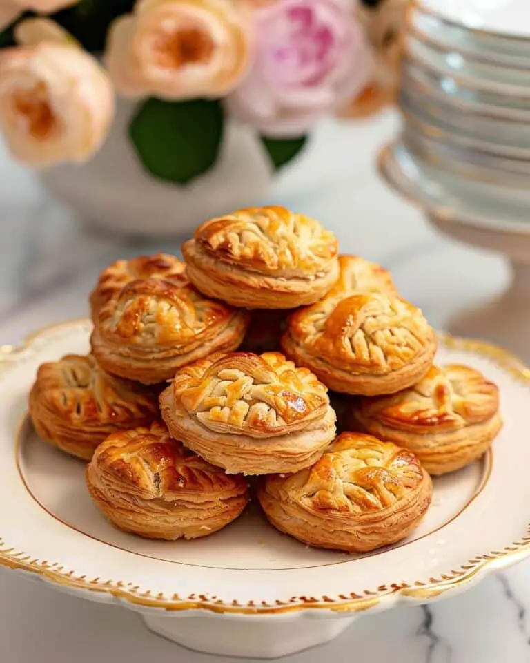 Creamy Mini Chicken Pies with Puff Pastry