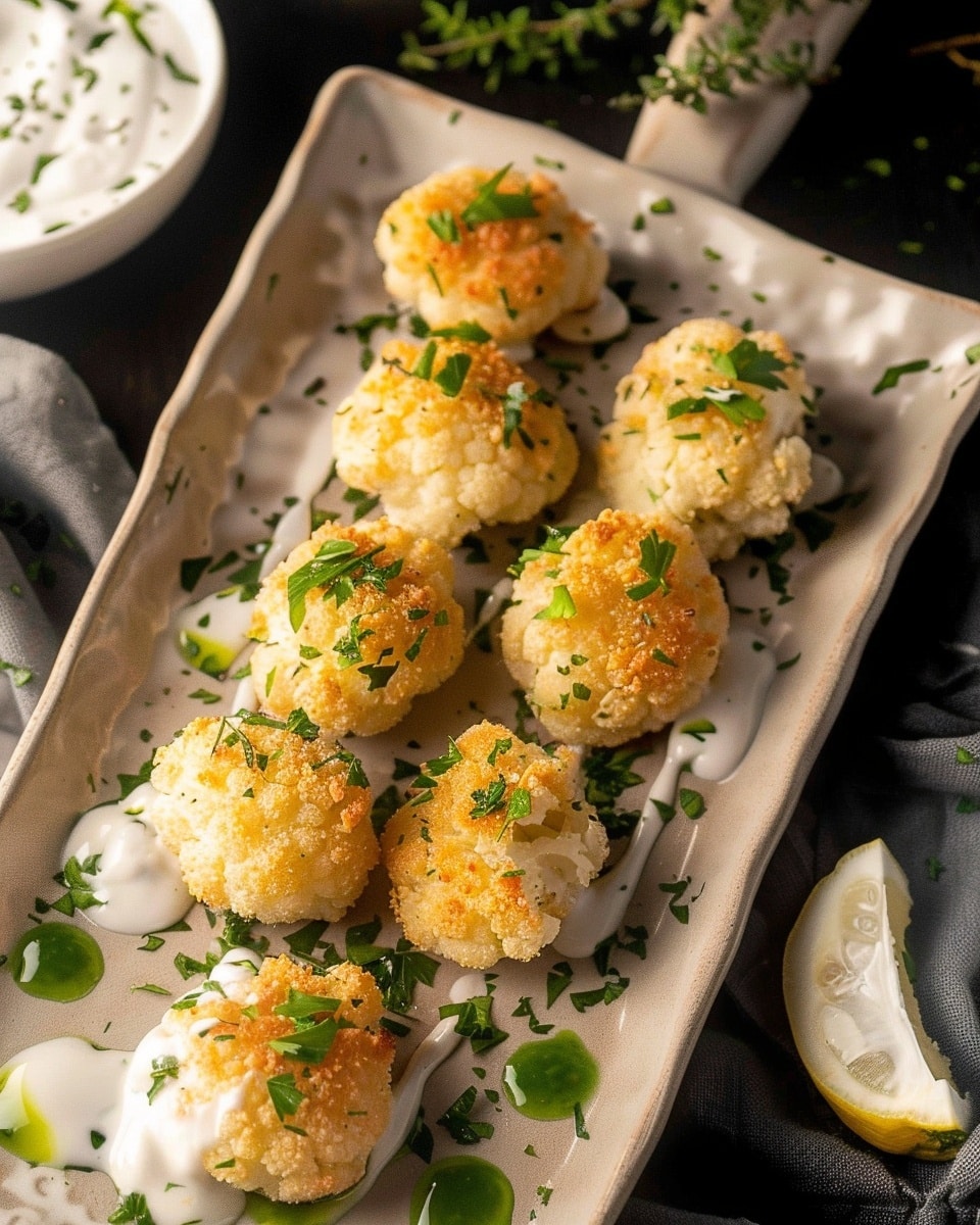 Crispy Cauliflower Bites Recipe for One
