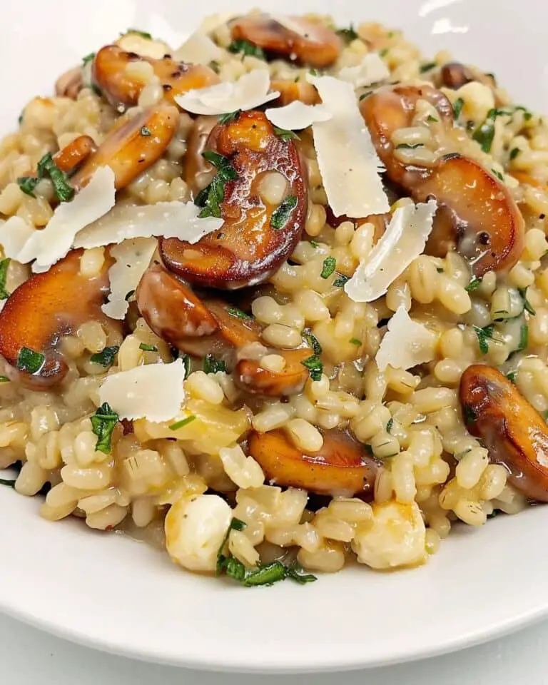 Creamy Barley Risotto