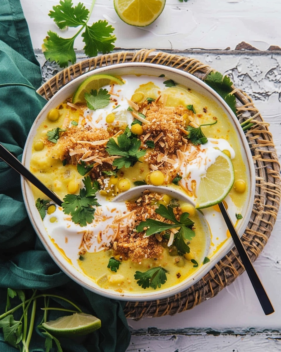 Golden Coconut Lentil Soup