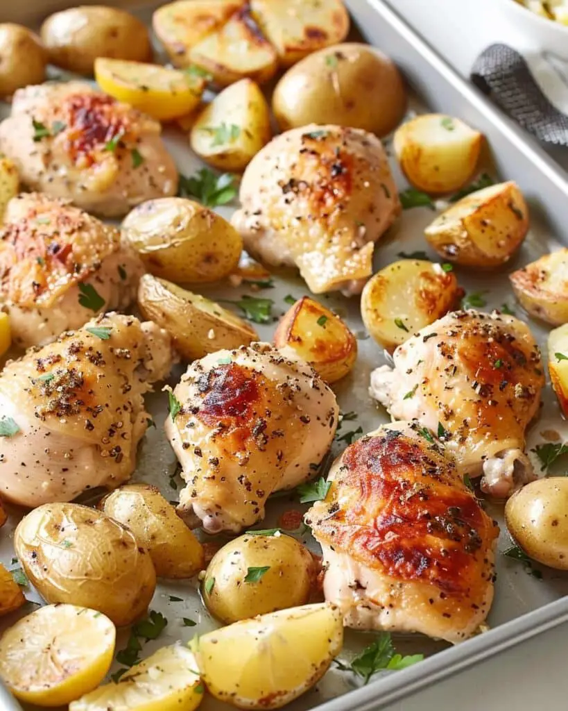 Greek Lemon Chicken and Potatoes