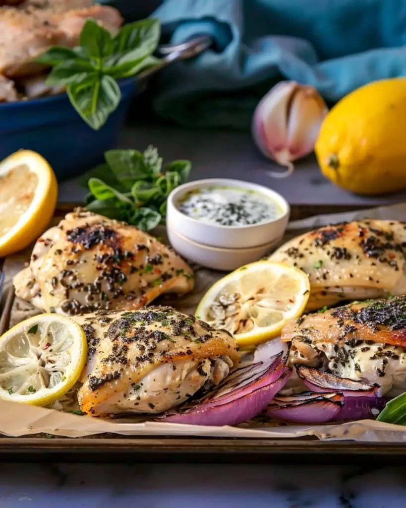 Sumac Grilled Chicken Thighs