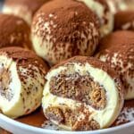 Hand-Rolled Espresso Mascarpone Tiramisu Truffle Bites