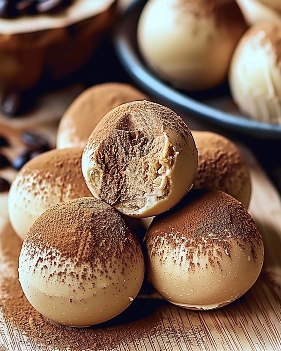 Hand-Rolled Espresso Mascarpone Tiramisu Truffle Bites
