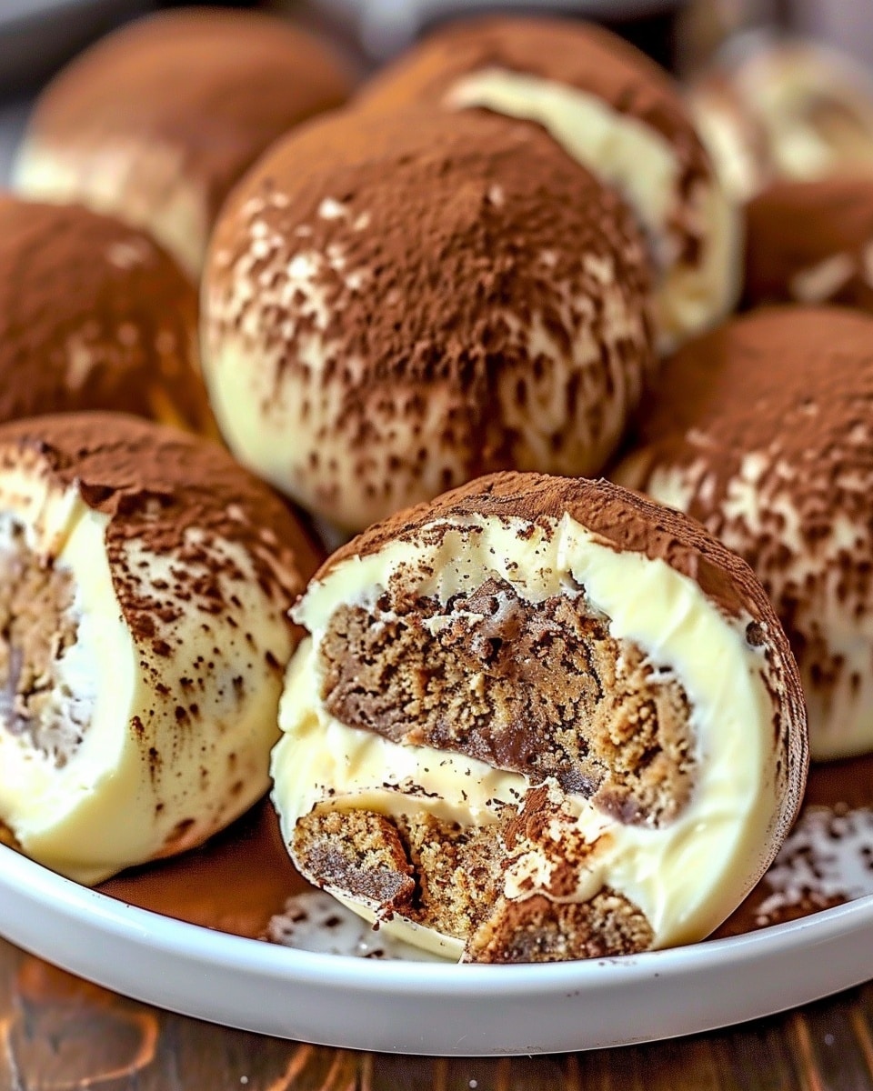 Hand-Rolled Espresso Mascarpone Tiramisu Truffle Bites