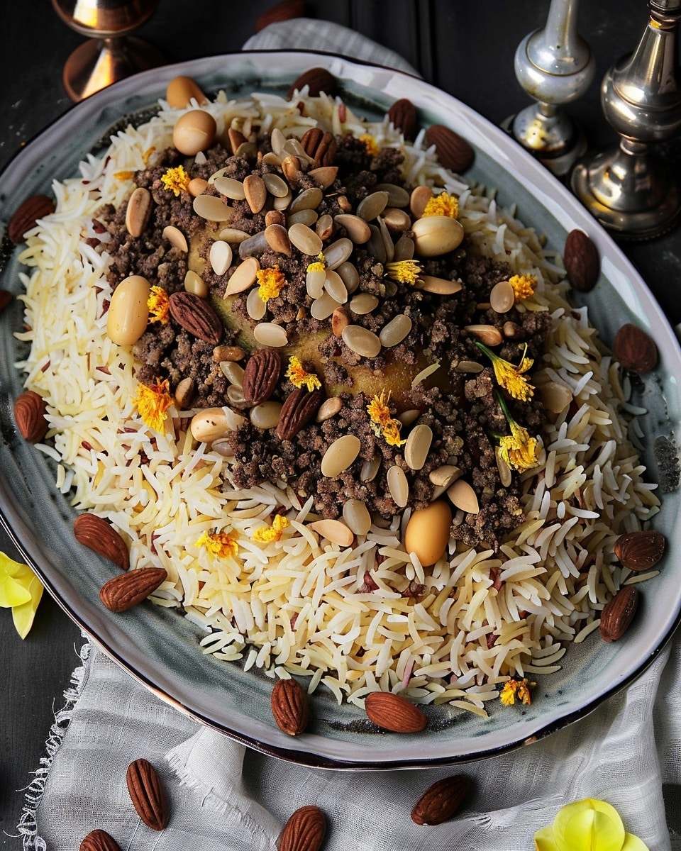 Hashweh (Spiced Rice with Ground Beef)