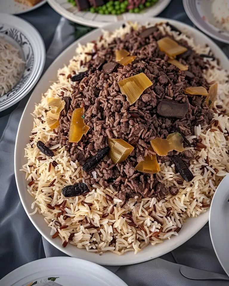 Hashweh (Spiced Rice with Ground Beef)