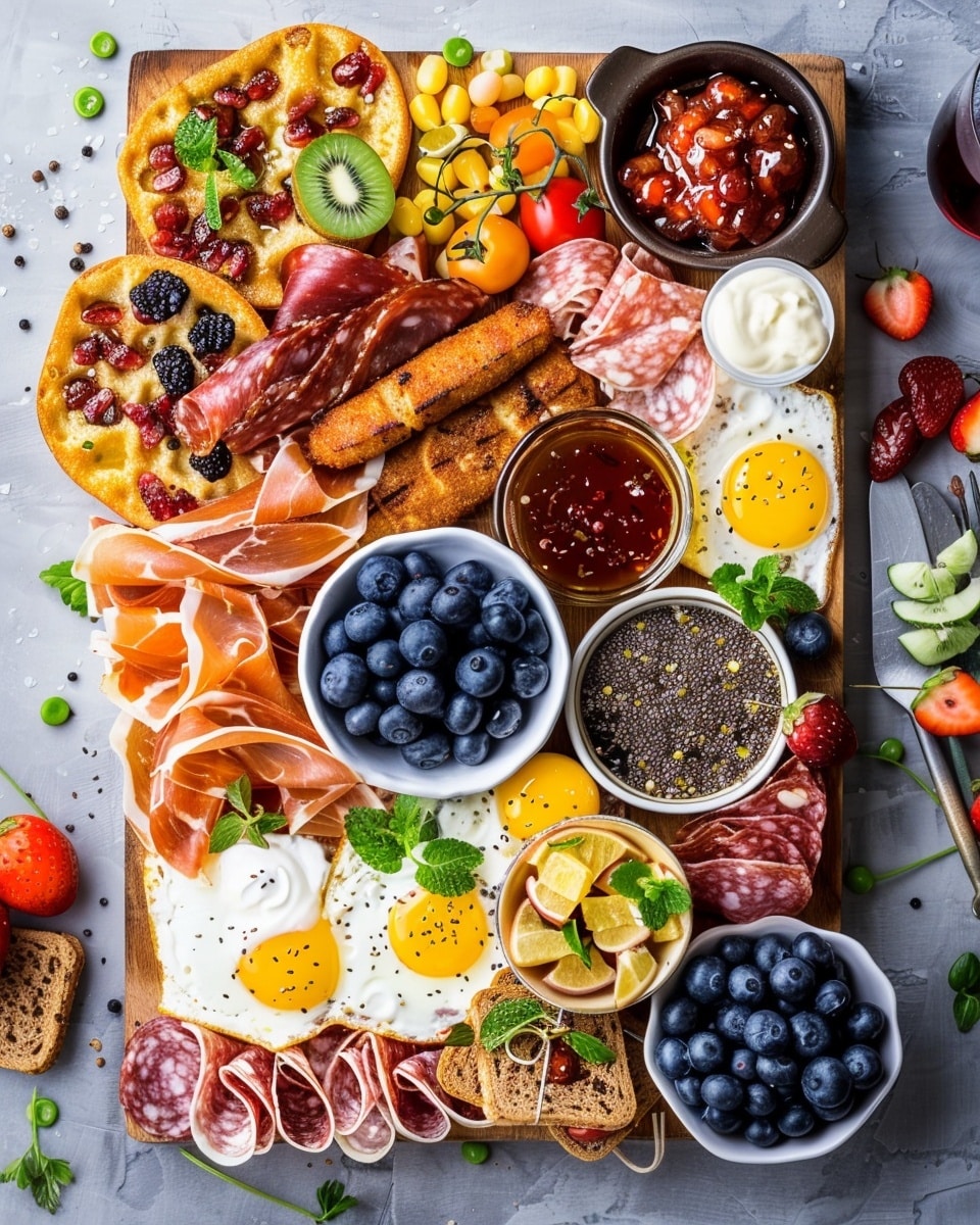Healthy Breakfast Charcuterie Board