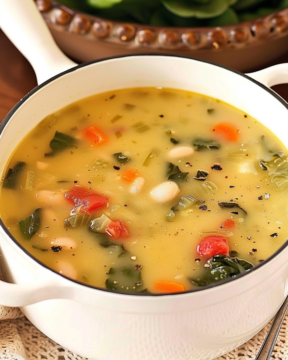 Hearty Tuscan White Bean Soup