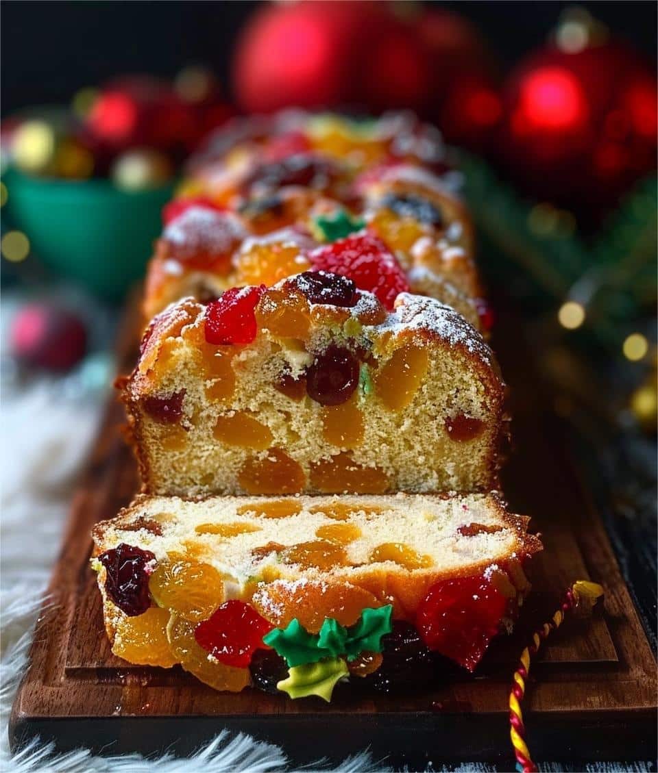 Heavenly Moist Fruit Cake Loaf