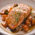 Honey Glazed Salmon Bowl